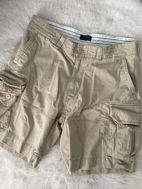 Polo Ralph Lauren - Beige Chino Cargo Shorts Mens Size 38